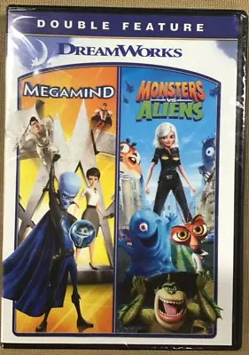 Megamind / Monsters Vs. Aliens [2022 DVDx2] NEW 💿💿 • $5.20