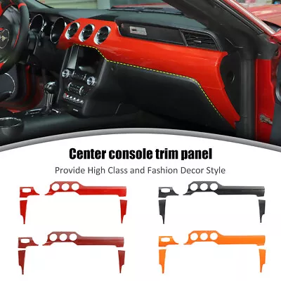 Center Console Dashboard Panel Cover Trim Bezel Accessori For Ford Mustang 2015+ • $59.99