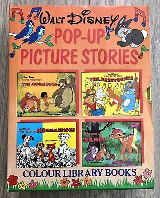 £14.99 • Buy VINTAGE BOX SET OF 4 DISNEY POP-UP BOOKS BY BROWN WATSON - 2nd Eng Ed 1987 - HB