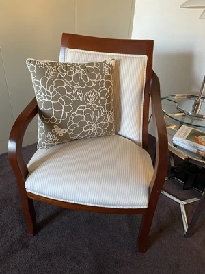 $100 • Buy Antique Bedroom Chair, Beautiful Piece, Recently Recovered.