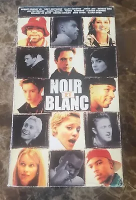 *VHS French Movie Noir Et Blanc - Robert Downey Jr. Brooke Shields Mike Tyson • $19.55