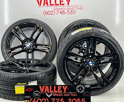 20  OEM BMW Rims M387 Staggerd M6 245 275 Tire Size Oem Tires M5 M6 5X120MM BLAC • $1950.50