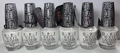 OPI Crackle Nail Polish ✨WHITE SHATTER NL E54 Crackle Lacquer Create 2 Tone👣 • $8.25