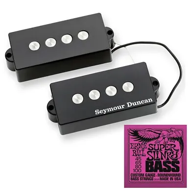 SEYMOUR DUNCAN Quarter Pound P-Bass With Ernie Ball Super Slinky Strings • $103