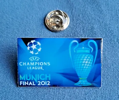 2012 CHAMPIONS LEAGUE FINAL BAYERN MUNICH V CHELSEA UEFA PIN BADGE • £9.99