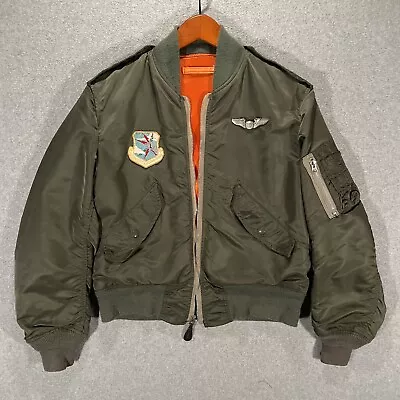 Vintage Concord Industries Type L-2B Flying Mans Flight Bomber Jacket Mens Small • $139.95