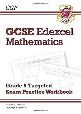 New GCSE Maths Edexcel Grade 9 Targeted Exam Practice Workbook (includes Answer • £3.07