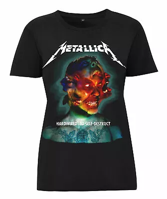 Official Metallica Hardwired To Self Destruct Ladies Black T Shirt Metallica   • £16.95