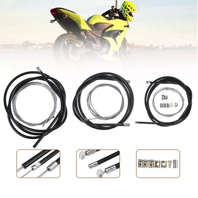 Clutch Brake Throttle Cable Kit For Motorcycle Scooter Repair Aluminum Alloy • $27.59