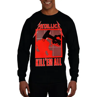 METALLICA KILL EM ALL Heavy Metal Band Long Sleeve Shirt Men's Sizes • $14.99