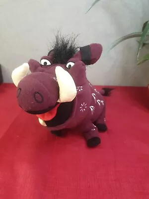 £6.99 • Buy Disneys The Lion King Pumbaa Plush Soft Toy Broadway Musical Tribal Marking Tags