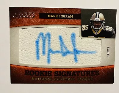 2011 Panini Timeless Treasures Signatures /265 Mark Ingram #187 Rookie Auto RC • $12.99