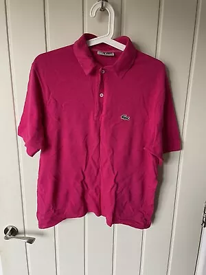 £2 • Buy Lacoste Polo T Shirt 6 Pink