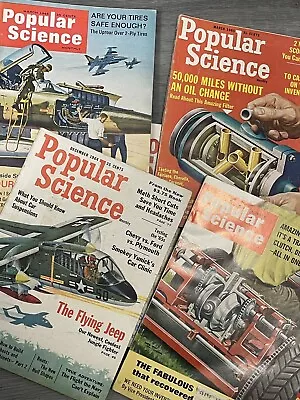 3 Vintage Popular Science Magazine Lot RANDOM Mostly 60s-70s Automotive Aviation • $5.35