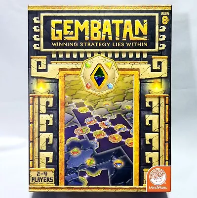 GEMBATAN Color Tile Placement Strategy Board Game Mindware  • $6