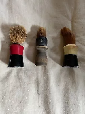 Lot Of Three Vintage Shaving Brushes • $15