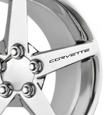 C6 CHEVROLET CORVETTE Wheel Decals (Set Of 4) Z06 ZR1 Grand Sport Racing Brakes • $14.99