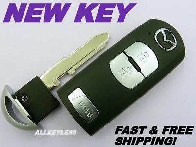 NEW OEM MAZDA Keyless Entry Smart Remote Fob Transmitter WAZSKE13D02 +NEW INSERT • $67.50