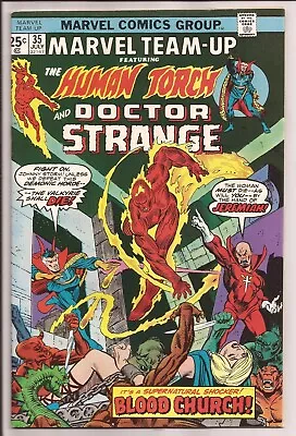 Marvel Team-Up #35 VF 8.0 Off-White Pages (1972 1st Series) (2) • $9