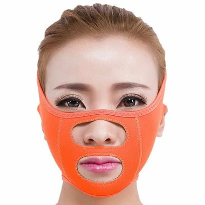 $10.07 • Buy Anti Aging Facial Slimming Strap Chin Double Lifting Firming V Line Shaping Mask
