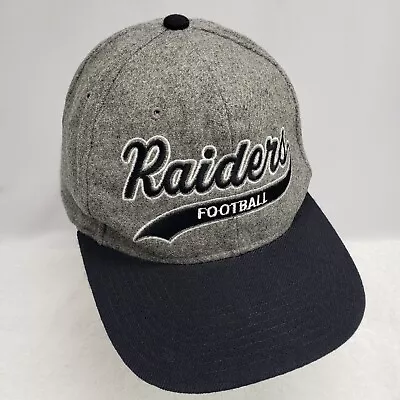 Vintage NFL Los Angeles Raiders 100% Wool Starter Snapback Cap Hat Script OSFA  • $85