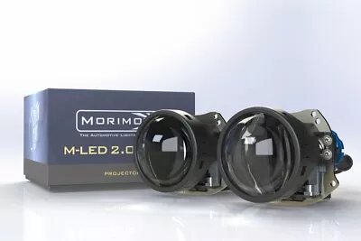 Morimoto M LED MLED 2.0 Pair - Projector Retrofit H4 Bi-LED Black Turbine Shroud • $299.99