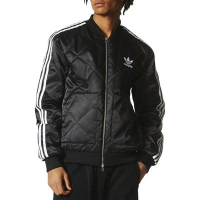 $110 • Buy Adidas Originals Men's Superstar Quilted Look Jacket - Black