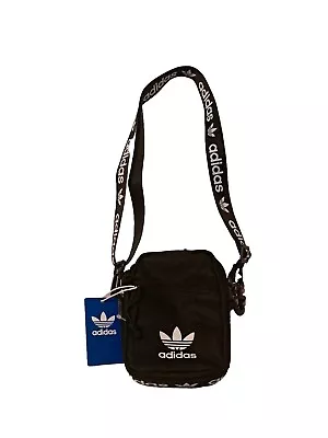 Adidas Originals Festival Crossbody Bag - Black/White • $22