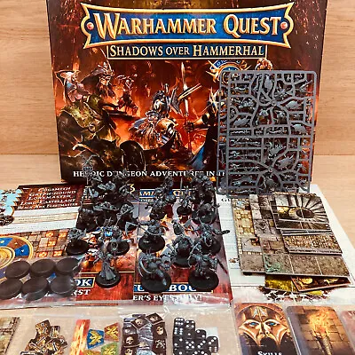 Warhammer Quest Shadows Over Hammerhal 99.9% Complete (No Assembly Guide) • £219.99