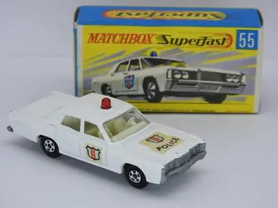 £2.60 • Buy MATCHBOX LESNEY SUPERFAST No.55 MERCURY POLICE CAR VNM IN EXCELLENT G BOX 1970