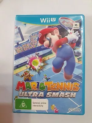 MARIO TENNIS ULTRA SMASH- NINTENDO Wii U GAME - VGC - FREE POST • $21.90