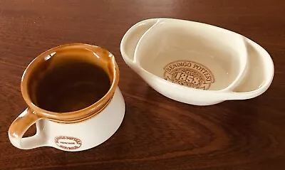 Vintage Bendigo Pottery Small Serving Dish & Bendigo Pottery Heritage Small Jug • $15