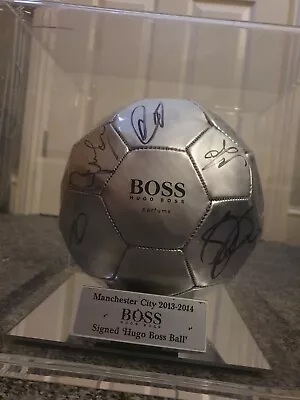 Signed Hugo Boss Man City Ball • £90