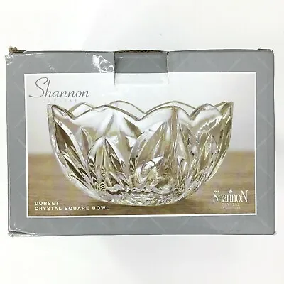 $28.95 • Buy GODINGER Shannon Collection Dorset Crystal Square Bowl 6 X6 