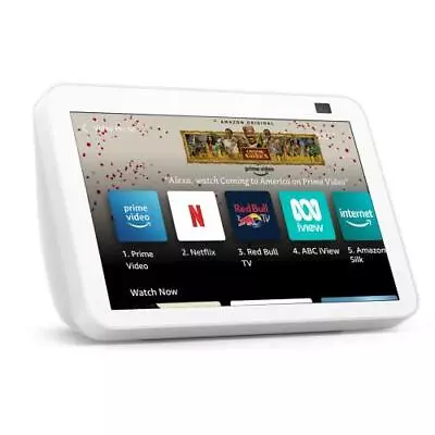 $159.20 • Buy Amazon Echo Show 8 (2nd Gen) Smart Speaker With Alexa 8  Screen - Glacier White