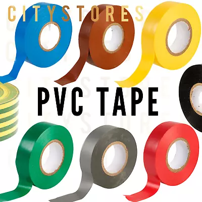 Pvc Insulation Tape Electrical Tape Professional Electrician Diy Wiring Car A1 • £4.15