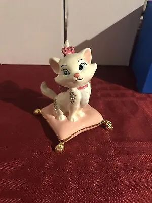 Disney Parks Arribas The Aristocats MARIE Jeweled Trinket Box Figure New • $159.99