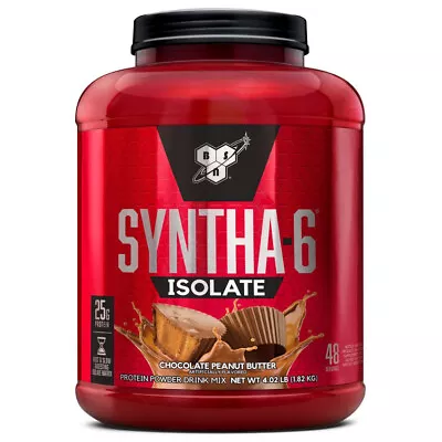 BSN Syntha-6 100% Whey Protein Isolate 4.02 Lb Chocolate Peanut Butter • $129.90