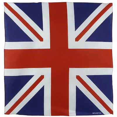 Union Jack Bandana Bandanna Scarf Red White Blue London • £4.95