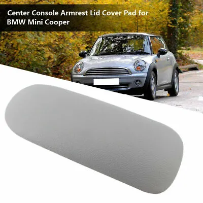 Gray Sliding Top Center Console Armrest Cover Lid For BMW Mini Cooper 2002-2008 • $9.99