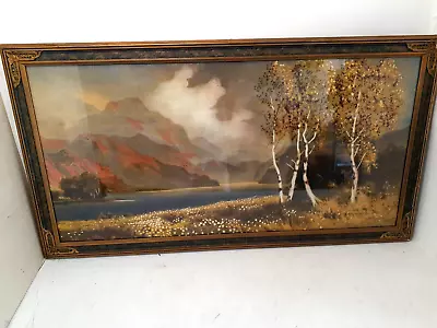 Magnificent Large R. Atkinson Fox Framed Lithograph Ca. 1920 Beautiful! • $159