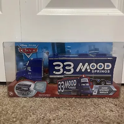 Disney Cars Movie Hauler 33 Mood Springs 2009 Die Cast Blue Toy Truck #14 NIB • $74.99