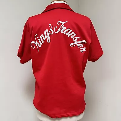 Vintage 70’s Hilton Women’s Bowling Shirt Double Rib Knit Red Size M • $60