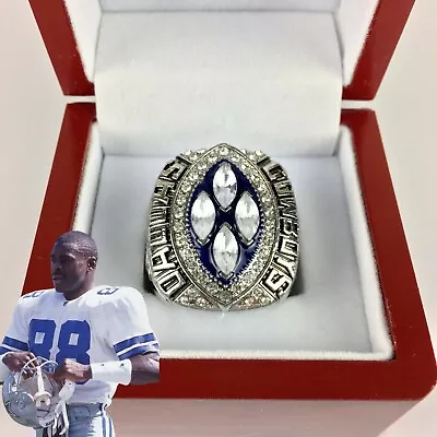 Michael Irvin Dallas Cowboys Super Bowl Ring 1994 With Cherry Wood Box • $29.12