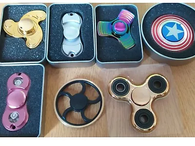 Fidget Spinner Hand Focus Ultimate Spin Steel EDC Bearing Stress Toys UK • £2.95