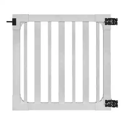 WamBam Fence Pool Fence Gate W/Stainless Steel Hardware 4 Ft. X 4 Ft.Vinyl White • $334.47