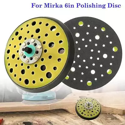 For Mirka CEROS DEROS 54 Hole Sander Backing Disc Pad Sander Hook& Loop 150mm UK • £10.56