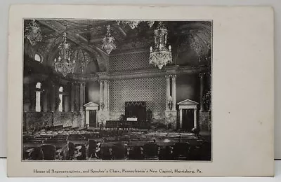 $5.95 • Buy Harrisburg Pa House Representatives And Speakers Chair New Capitol Postcard C18