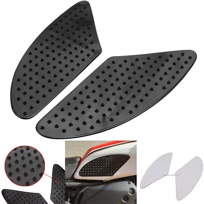 Non-slip Motorcycle Tank Sticker Traction Pad Gas Fuel Oil Knee Grip Protect New • $11.39