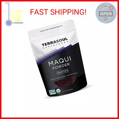 Terrasoul Superfoods Organic Maqui Berry Powder 4 Oz Freeze-Dried Antioxidant • $21.75